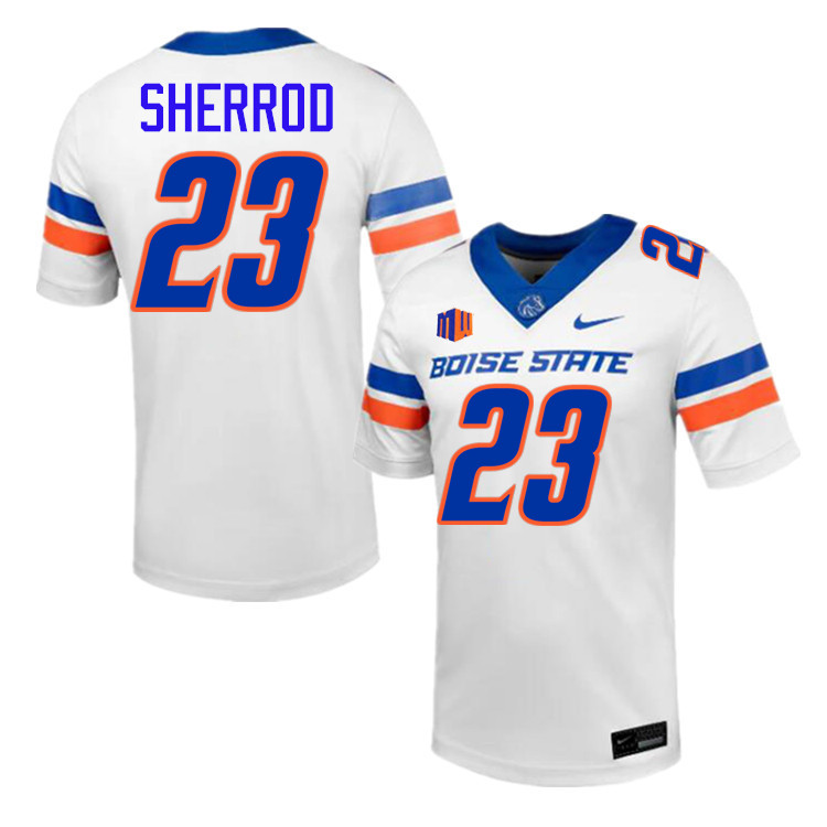 Malik Sherrod Jersey, Boise State Broncos College Football Jersey College Uniforms-White  Malik Sherrod Jersey, Boise State Broncos College Football Jersey College Uniforms-White